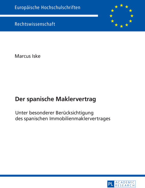 Cover image for book Der spanische Maklervertrag
