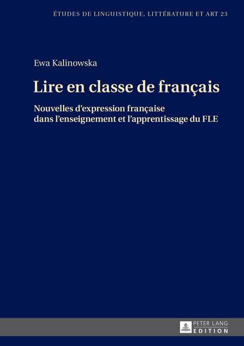 Cover image for book Lire en classe de français