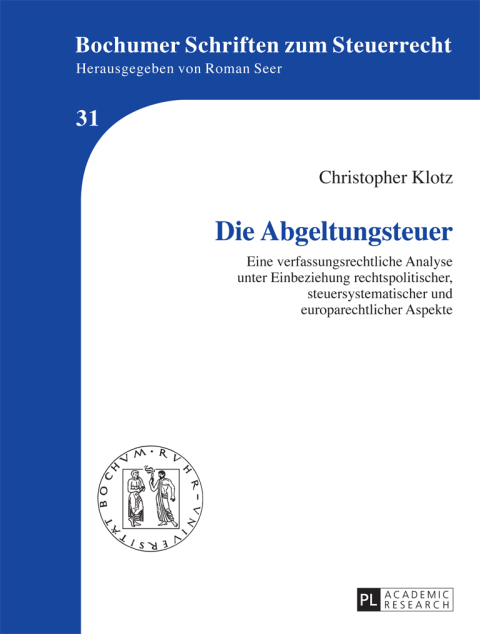 Cover image for book Die Abgeltungssteuer