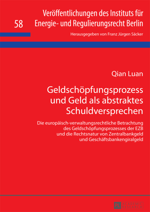 Cover image for book Geldschoepfungsprozess und Geld als abstraktes Schuldversprechen