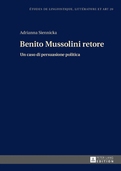 Cover image for book Benito Mussolini retore