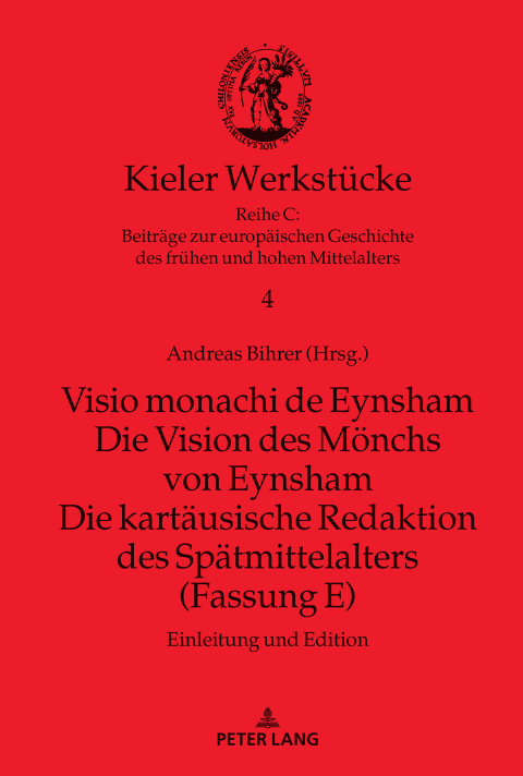 Cover image for book Visio monachi de Eynsham. Die Vision des Moenchs von Eynsham. Die kartaeusische Redaktion des Spaetmittelalters (Fassung E)