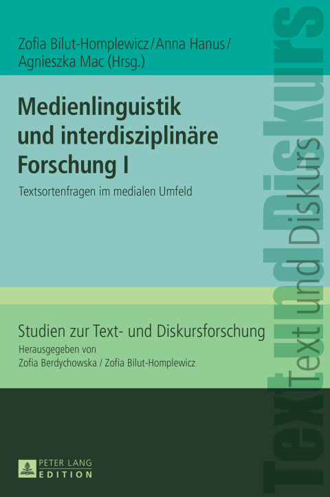 Medienlinguistik und interdisziplinaere Forschung I 