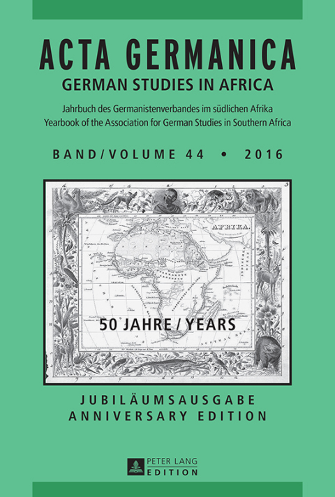 Cover image for book Acta Germanica