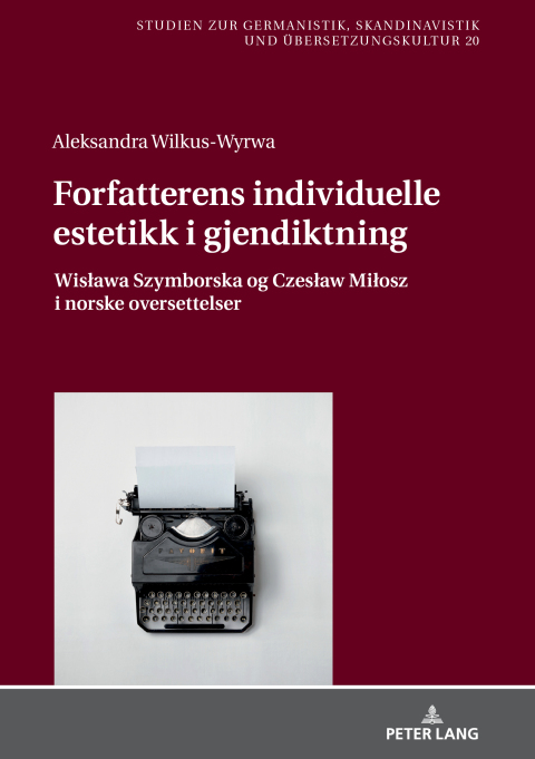 Cover image for book Forfatterens individuelle estetikk i gjendiktning
