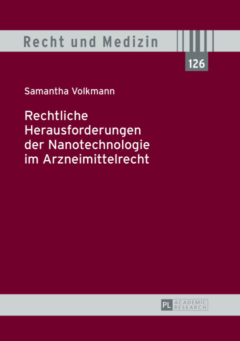 Cover image for book Rechtliche Herausforderungen der Nanotechnologie im Arzneimittelrecht