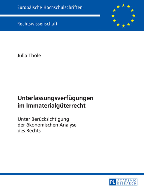 Cover image for book Unterlassungsverfuegungen im Immaterialgueterrecht