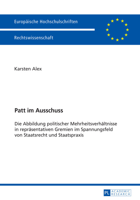 Cover image for book Patt im Ausschuss