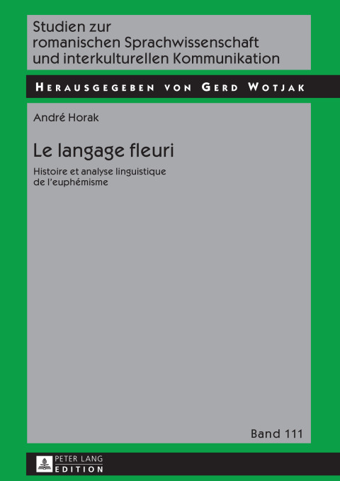Cover image for book Le langage fleuri