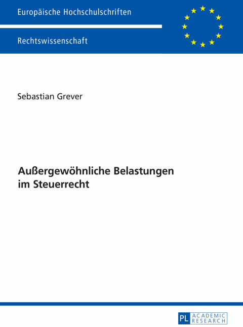 Cover image for book Außergewoehnliche Belastungen im Steuerrecht