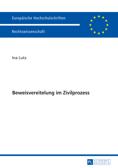 Cover image for book Beweisvereitelung im Zivilprozess
