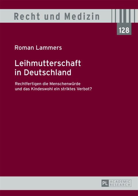 Cover image for book Leihmutterschaft in Deutschland
