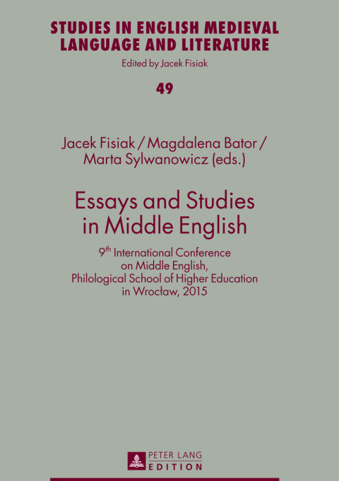 Cover image for book Essays and Studies in Middle English
