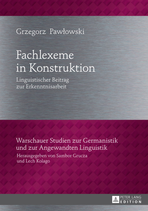 Cover image for book Fachlexeme in Konstruktion