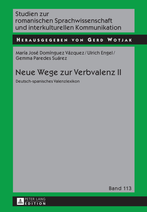Cover image for book Neue Wege zur Verbvalenz II