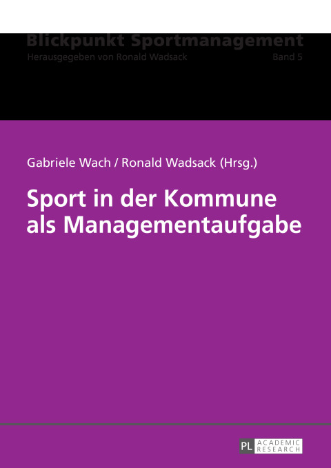 Sport in der Kommune als Managementaufgabe 