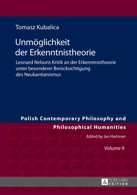 Cover image for book Unmoeglichkeit der Erkenntnistheorie