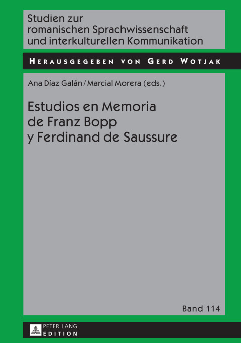 Estudios en Memoria de Franz Bopp y Ferdinand de Saussure