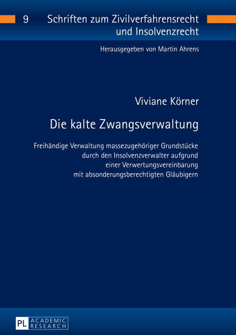 Cover image for book Die kalte Zwangsverwaltung