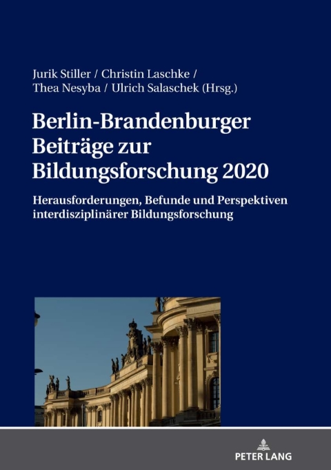 Cover image for book Berlin-Brandenburger Beiträge zur Bildungsforschung 2020