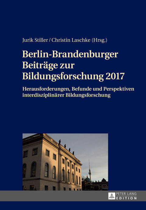 Cover image for book Berlin-Brandenburger Beitraege zur Bildungsforschung 2017