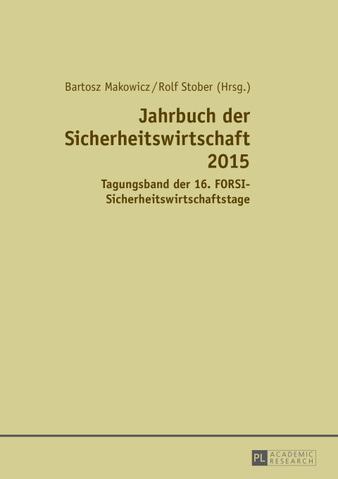Cover image for book Jahrbuch der Sicherheitswirtschaft 2015