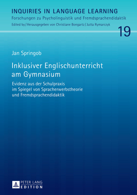 Cover image for book Inklusiver Englischunterricht am Gymnasium