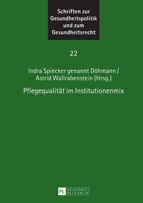 Cover image for book Pflegequalitaet im Institutionenmix