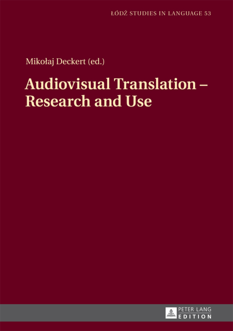 Cover image for book Audiovisual Translation  Research and Use