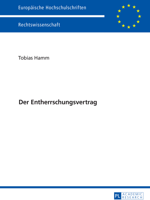 Cover image for book Der Entherrschungsvertrag