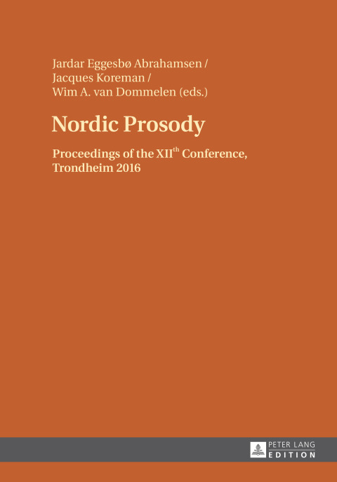 Cover image for book Nordic Prosody