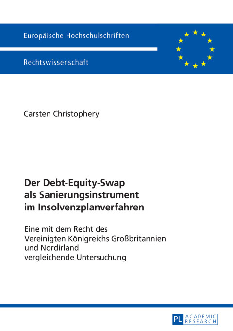 Cover image for book Der Debt-Equity-Swap als Sanierungsinstrument im Insolvenzplanverfahren
