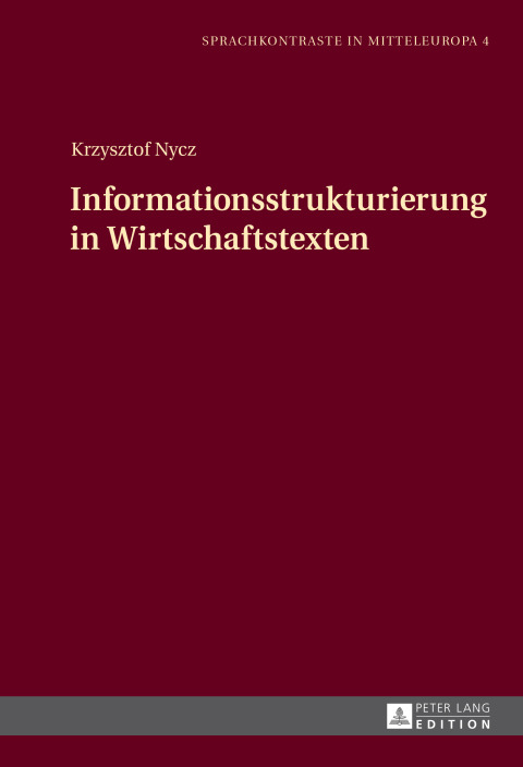Cover image for book Informationsstrukturierung in Wirtschaftstexten