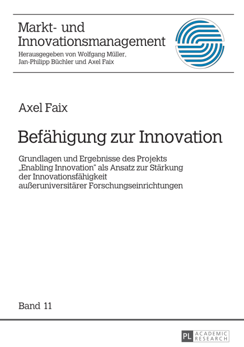 Cover image for book Befaehigung zur Innovation