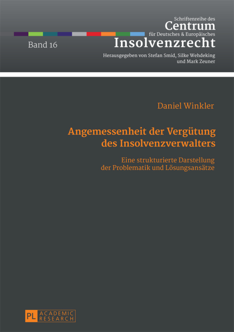 Cover image for book Angemessenheit der Verguetung des Insolvenzverwalters