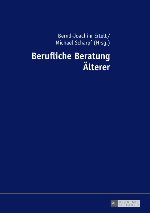 Cover image for book Berufliche Beratung Aelterer