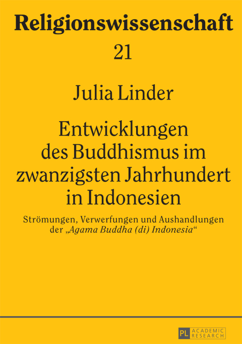 Cover image for book Entwicklungen des Buddhismus im zwanzigsten Jahrhundert in Indonesien