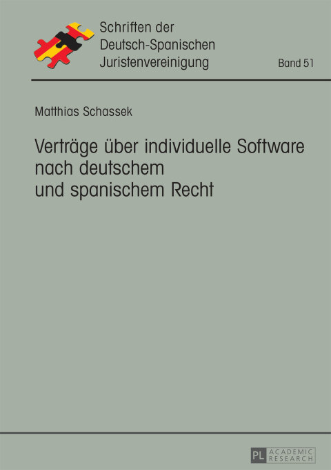 Cover image for book Vertraege ueber individuelle Software nach deutschem und spanischem Recht