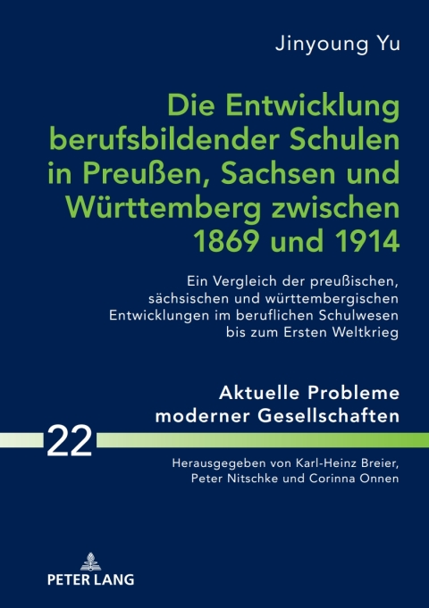 Cover image for book Die Entwicklung berufsbildender Schulen in Preußen, Sachsen und Wuerttemberg zwischen 1869 und 1914