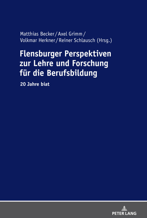 Cover image for book Flensburger Perspektiven zur Lehre und Forschung fuer die Berufsbildung