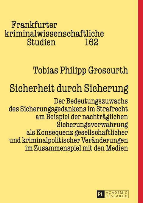 Cover image for book Sicherheit durch Sicherung