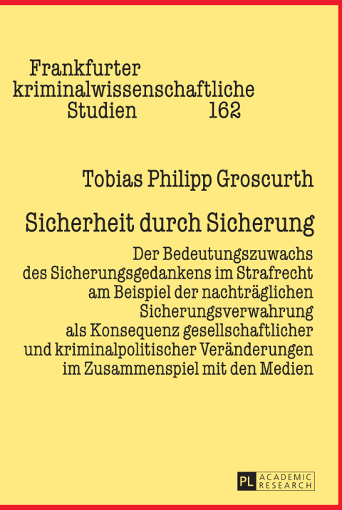 Cover image for book Sicherheit durch Sicherung