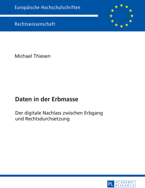 Cover image for book Daten in der Erbmasse