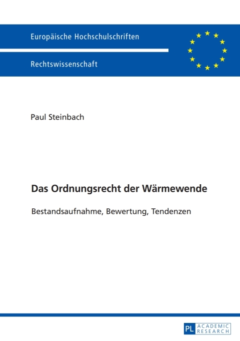 Cover image for book Das Ordnungsrecht der Waermewende