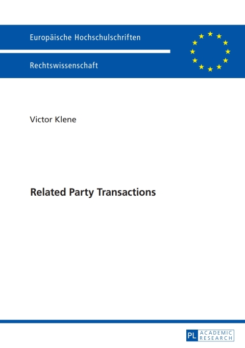 Cover image for book Related Party Transactions