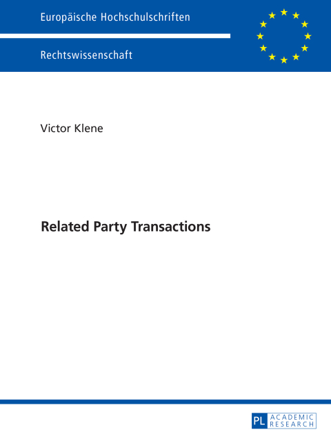 Cover image for book Related Party Transactions