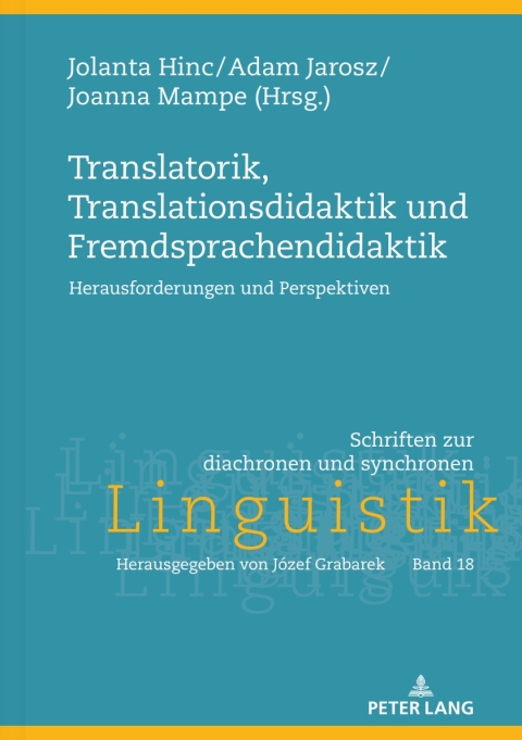 Cover image for book Translatorik, Translationsdidaktik und Fremdsprachendidaktik