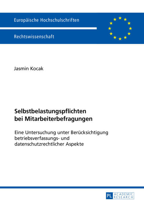 Cover image for book Selbstbelastungspflichten bei Mitarbeiterbefragungen