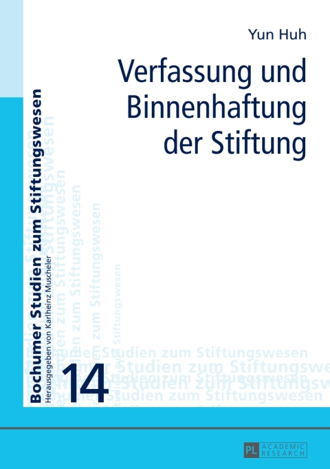 Cover image for book Verfassung und Binnenhaftung der Stiftung