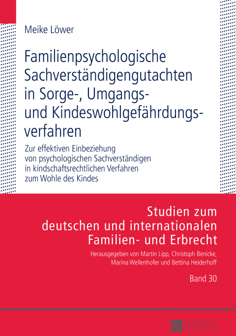 Cover image for book Familienpsychologische Sachverstaendigengutachten in Sorge-, Umgangs- und Kindeswohlgefaehrdungsverfahren